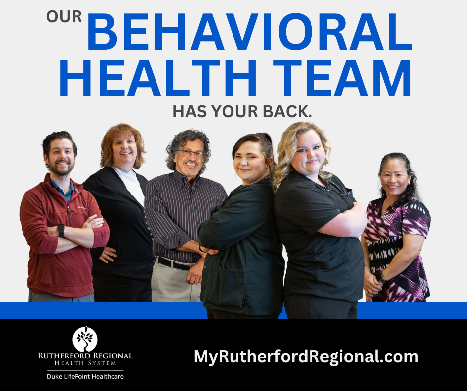 Our Behavioral Health Team Has Your Back